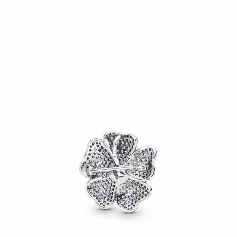 Pandora Glorious Bloom Pendant NZ, Sterling Silver (824136-QBE)